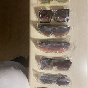Designerdeals619 Women's Sunglasses Collection - Black, Brown, Yellow